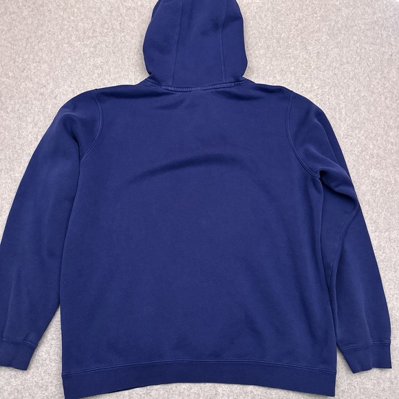 Nike F.C. Barcelona Fleece Pullover Hoodie Men's Large Blue Graphic FCB Football - Picture 8 of 9